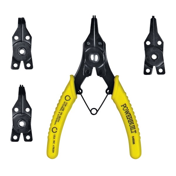 Powerbuilt Combo Snap Ring Pliers 648598